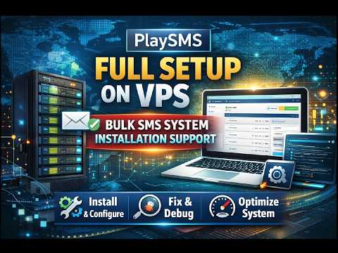 PlaySMS Full Setup on VPS | Bulk SMS System Installation Support