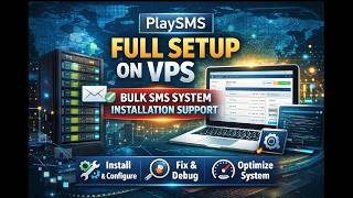 PlaySMS Full Setup on VPS | Bulk SMS System Installation Support
