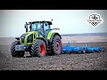 Как управлять новым трактором CLAAS Axion 940 с автопилотом! Работа с культиватором LEMKEN Korund 8!