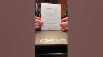 3d printed YouTube 4k subscriber award!