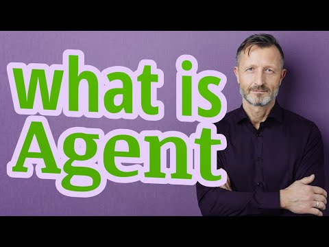 Agent | Meaning of agent