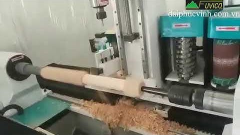 MÁY TIỆN CNC ĐA NĂNG 4 TRỤC LÀM CHÂN GHẾ, CẦU THANG,...