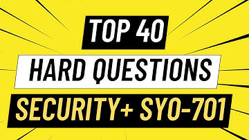 40 Hard Security+ SY0-701 vragen die u MOET beheersen vóór het examen