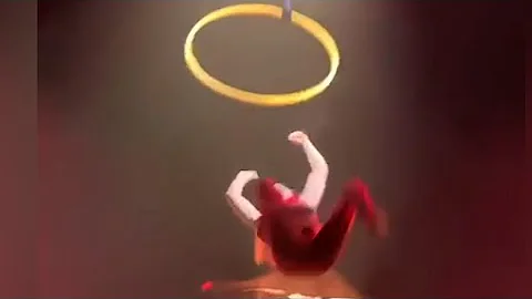 WATCH: Cirque du Soleil performer falls from hoop during Oregon show