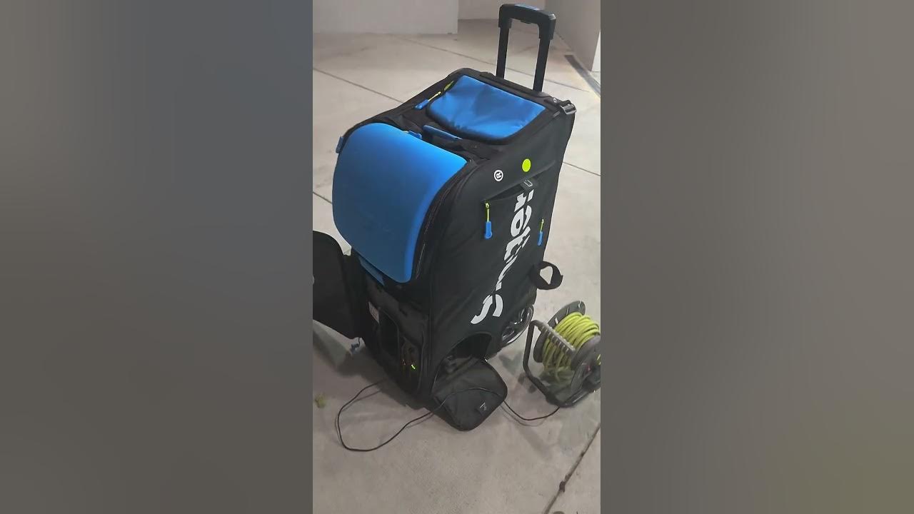 Slinger Tennis Ball Machine Review battery issues YouTube