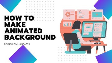 Animated Background with pure css and html