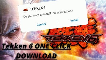 Tekken 6 one click download