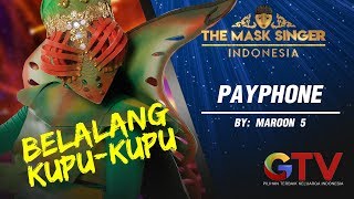 Wow! Suara Belalang Kupu-Kupu Mirip Adam Levine?? | The Mask Singer Indonesia #3 (4/6) GTV 2017