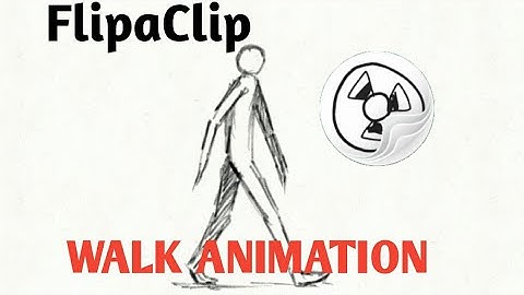 FlipaClip animation tutorial - Simple Walk Animation