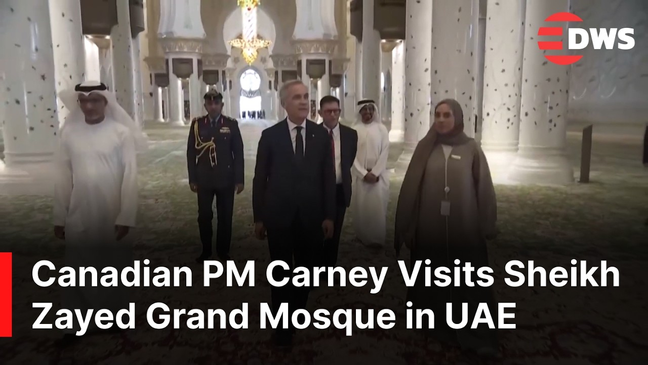 WATCH: Canadian PM Mark Carney Visits Sheikh Zayed Grand Mosque During First UAE Visit | AC1G