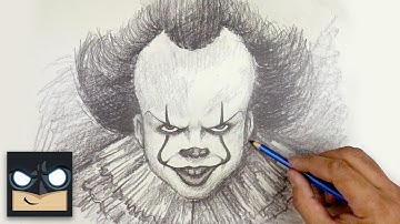 How To Draw Pennywise | Step by Step Sketch Tutorial