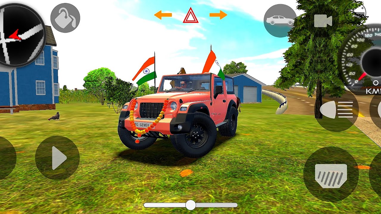 Modified Mahindra Thar car 🚗 top Android games. India's best thars #thargamer 