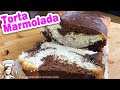 Torta Marmolada de vainilla y chocolate super facil!