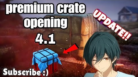 Premium crate opening |update 4.1| pubg mobile