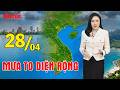 Thời tiết trưa 28/04 | Bắc Bộ đón mưa dông diện rộng, cục bộ mưa rất to