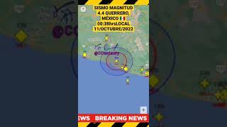 SISMO 4.4 OMETEPEC, GUERRERO 🇲🇽 MÉXICO 🌎 ONDA SÍSMICA