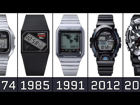 Casio Watches Models From 1974 to 2026