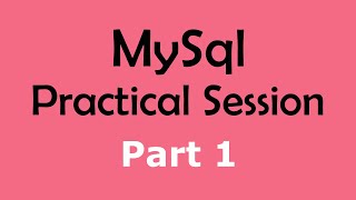 Mysql Practice session Part 1 for OUSL Students screenshot 5