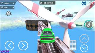 Saltamos Al CIELO EN Mega Ramp Car Stunts Racing Impossible Tracks 3D - juego de carros - vacmkids screenshot 2
