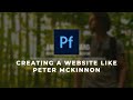 Adobe Portfolio Website like Peter McKinnon