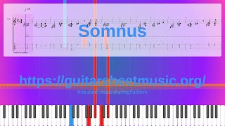 Somnus Sheet Music Free, Synthesia Piano Somnus Sheet Music Free, Synthesia Piano
