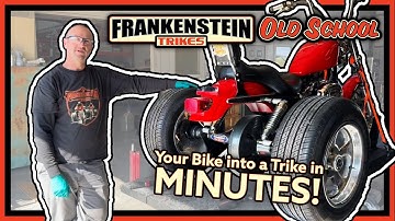 Frankenstein Old School Trike Kit installeren - Verander uw fiets in enkele minuten in een driewi...