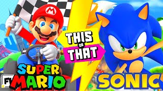Sonic🔵 Vs Super Mario🔴 This or That Brain Break | Would You Rather | GoNoodle Inspired