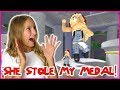 THIS GIRL STOLE MY MEDAL!