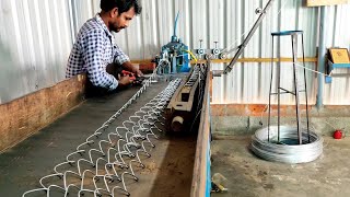 Chain Link Fencing Making Process | Chain Link Fencing Manufacturing Machine | Jali Weaving Machine