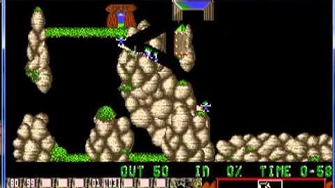 Oh No More Lemmings Havoc  Level 16 Scaling the Heights