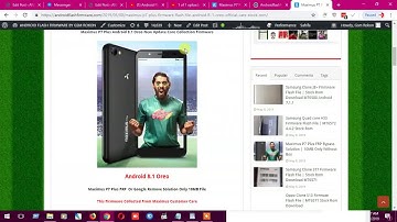 Download Maximus P7 Plus Firmware Flash File Android 8.1 Oreo Official Care Stock Rom