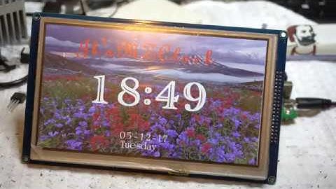 7" TFT SSD1963 Register Settings for New Displays When Only Half Picture Shown