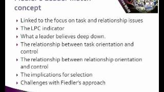 Leadership in Action - Session 3: Behavioural approaches to leadership