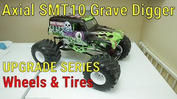 Axial SMT10 Grave Digger Upgrade Series - Part 5 - Wheels and Tires