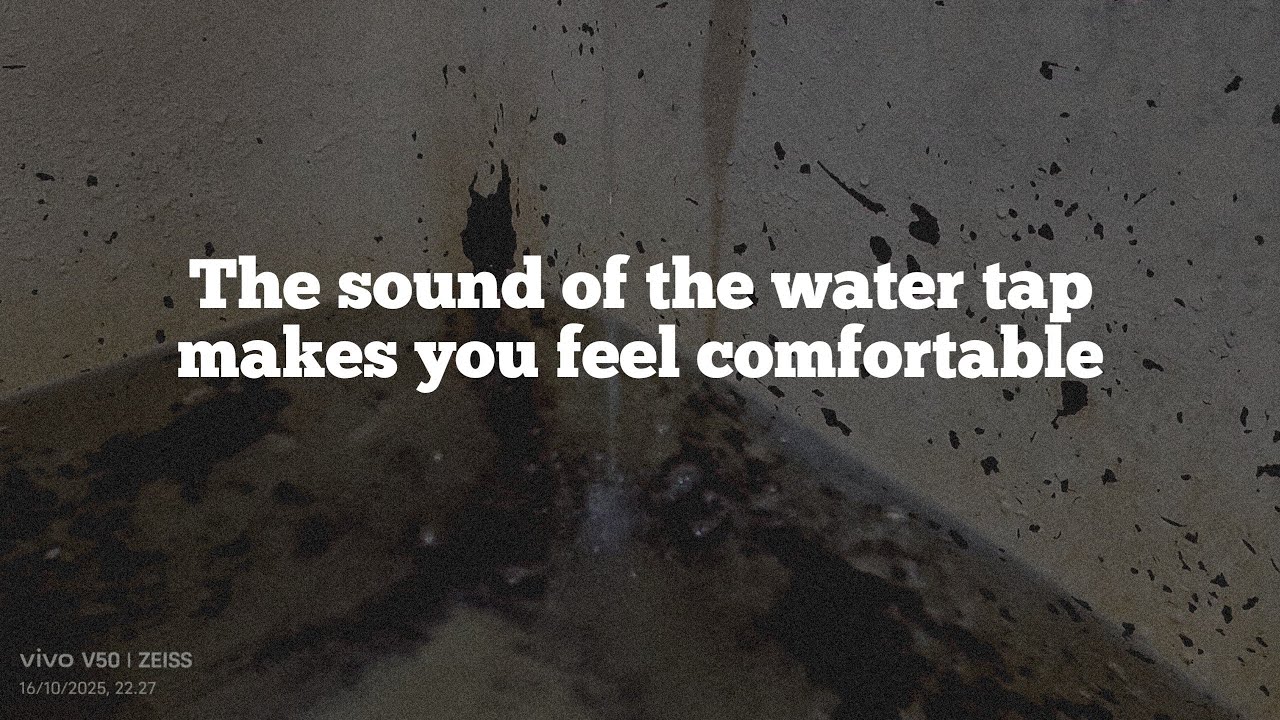 Water Tap Drip Sound for Insomnia | Calming White Noise