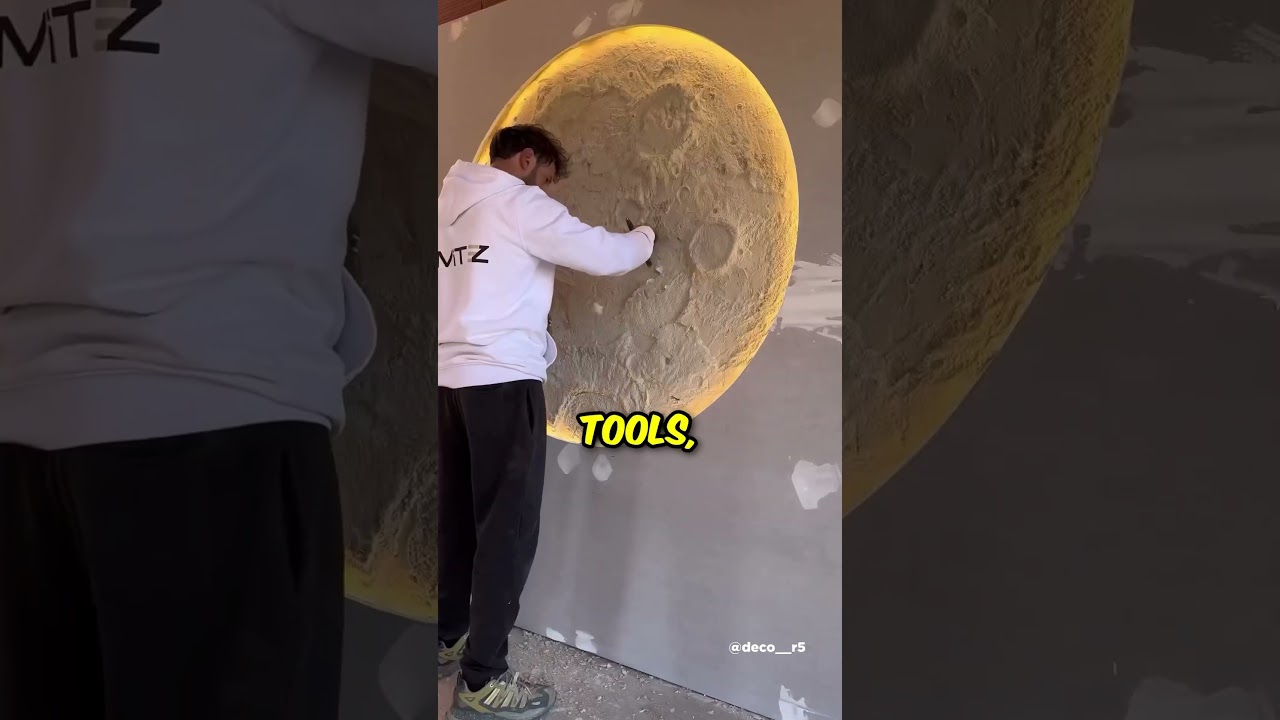 Realistic Moon Wall Art 😍