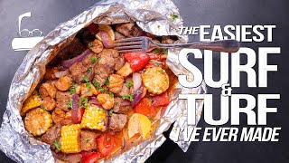 SERIOUSLY EPIC SURF & TURF THAT LITERALLY ANYONE CAN MAKE! | SAM THE COOKING GUY
