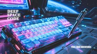Focus Music for Coding  2 Hour Deep Space Station Synthwave Vol 2  No Vocals