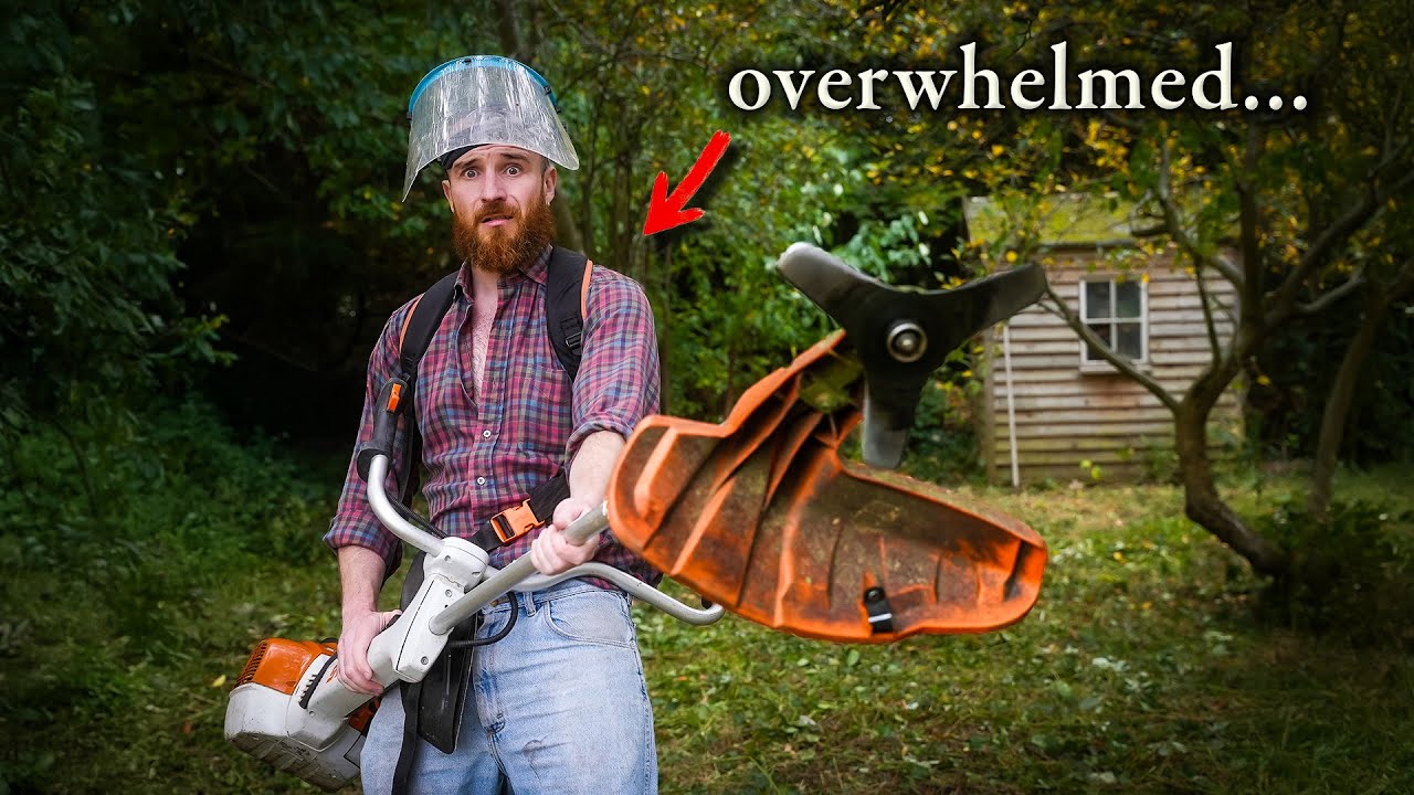 Clearing My Overgrown Allotment for the First Time… It’s Pure Chaos