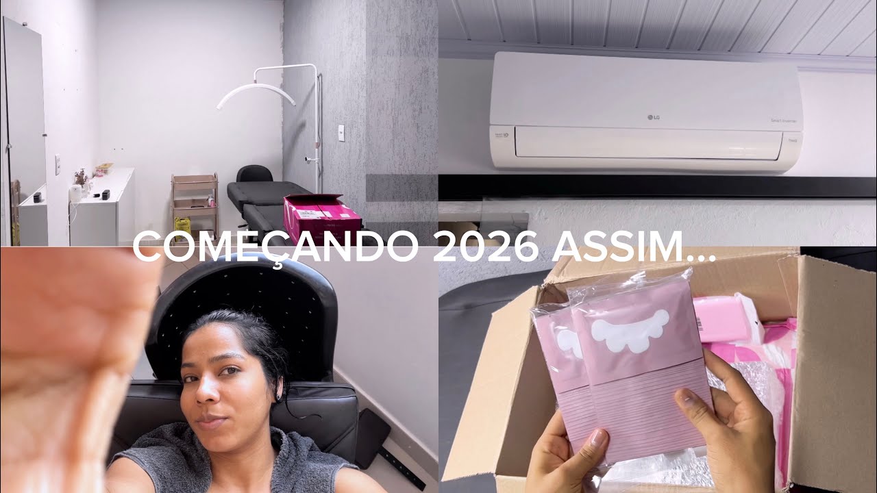 VLOG mudei o cabelo e vivi minhas primeiras conquistas de 2026 no estúdio