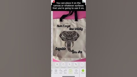 Mock-up with Cricut Design Space and iPhone