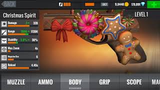 Sniper 3D Assassin Shoot to Kill Gameplay Walkthrough Upgrade Christmas Spirit to MAXED OUT HD screenshot 4