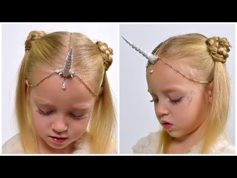 halloween-🦄-magic-unicorn-look-and-hairstyle-🦄-festival-hairstyles-for-girls-#7-#lgh