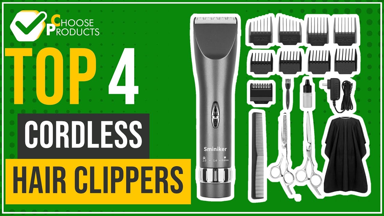 Cordless hair clippers Top 4 (ChooseProducts) YouTube