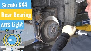 Suzuki SX4 - Rear Wheel Bearing & A Hard To Clear ABS Light