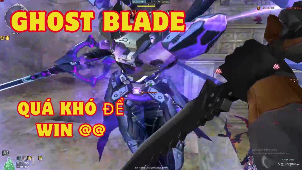 GHOST BLADE - TẬP CHƠI HERO KHÓ NHẤT SEVER ZOMBIE