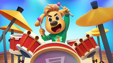 I Want to Be a Drummer | Funny Cartoons for Kids | Sheriff Labrador New Episodes