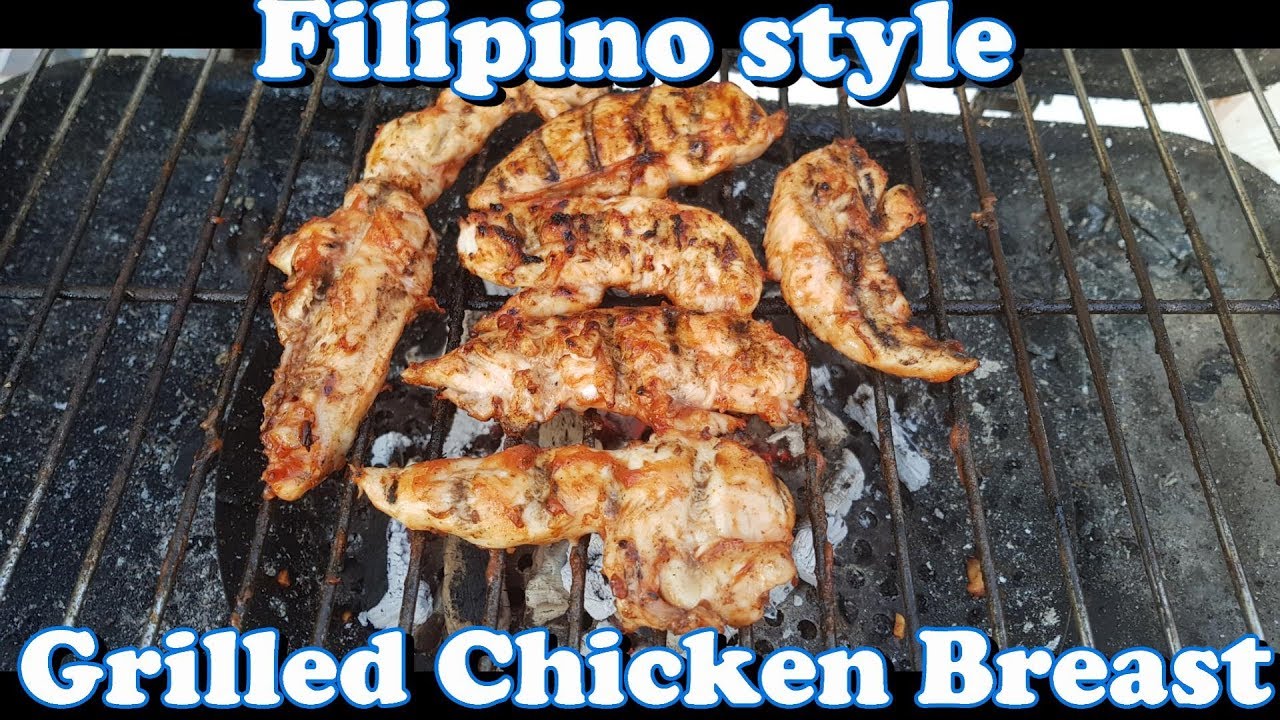 Grilled Chicken Breast Filipino Style YouTube