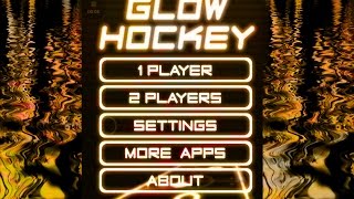 Glow Hockey gameplay 2017 HD screenshot 1