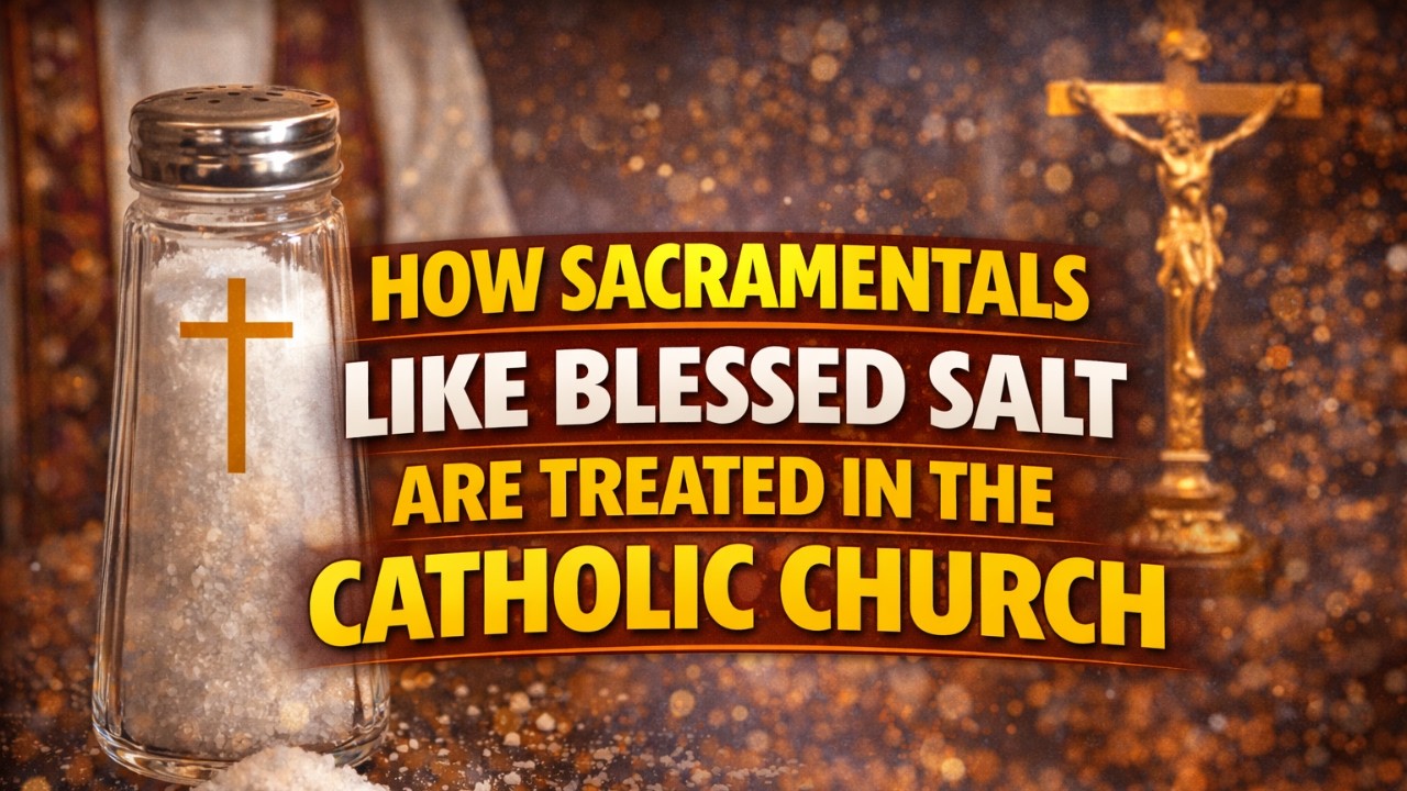 How Sacramentals Like Blessed Salt Are Treated in the Catholic Church